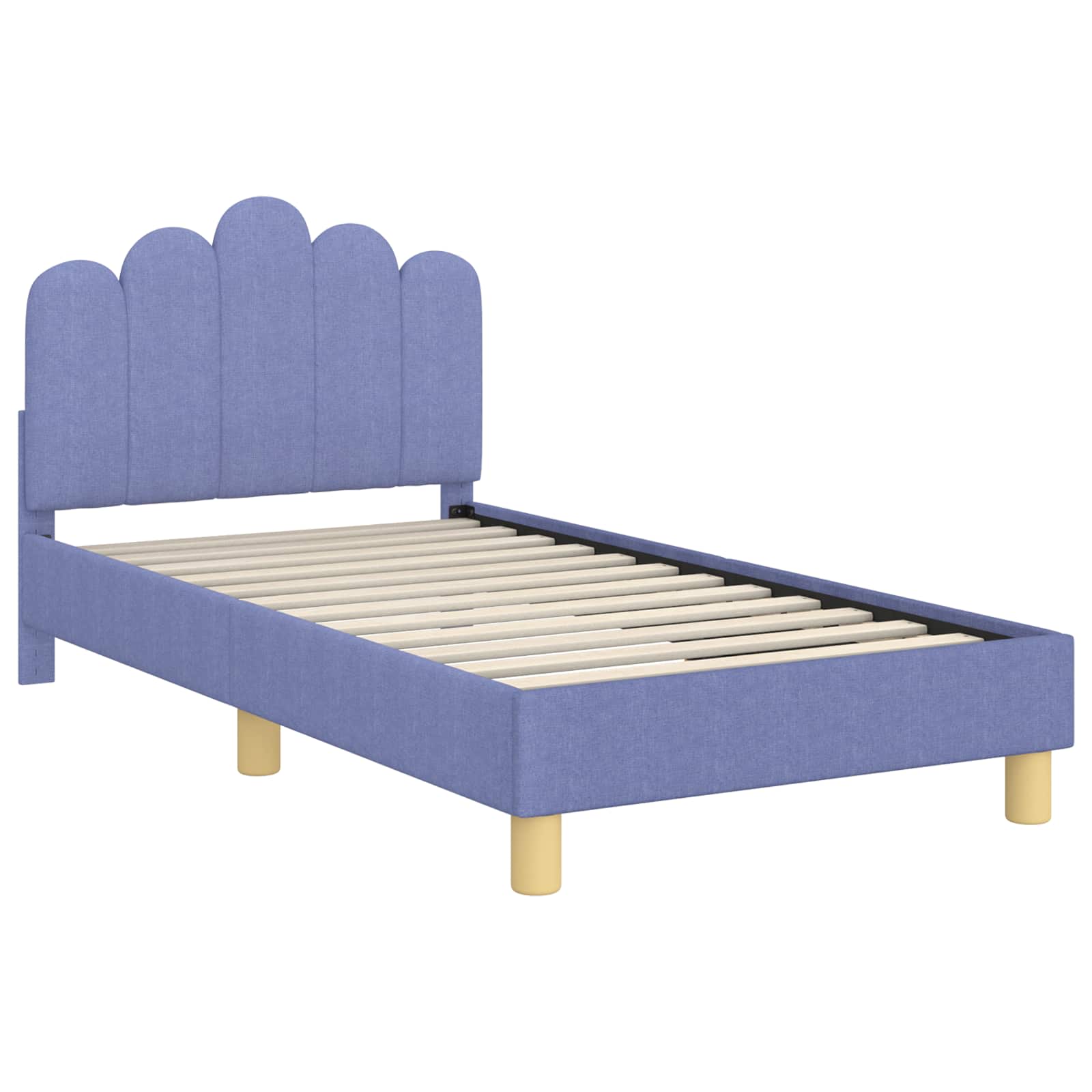 Struttura letto bambini con testata Blu jeans 80 x 160 cm | homemem39