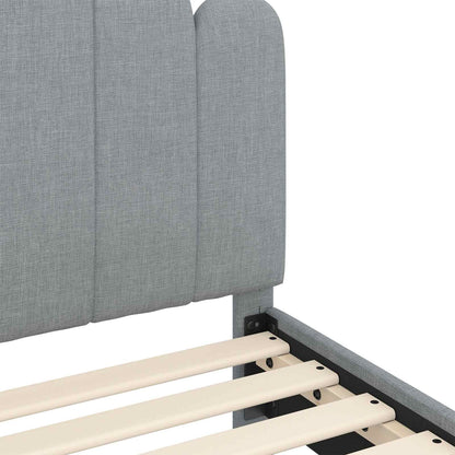 Struttura letto bambini con testata Grigio Chiaro 80 x 200 cm | homemem39