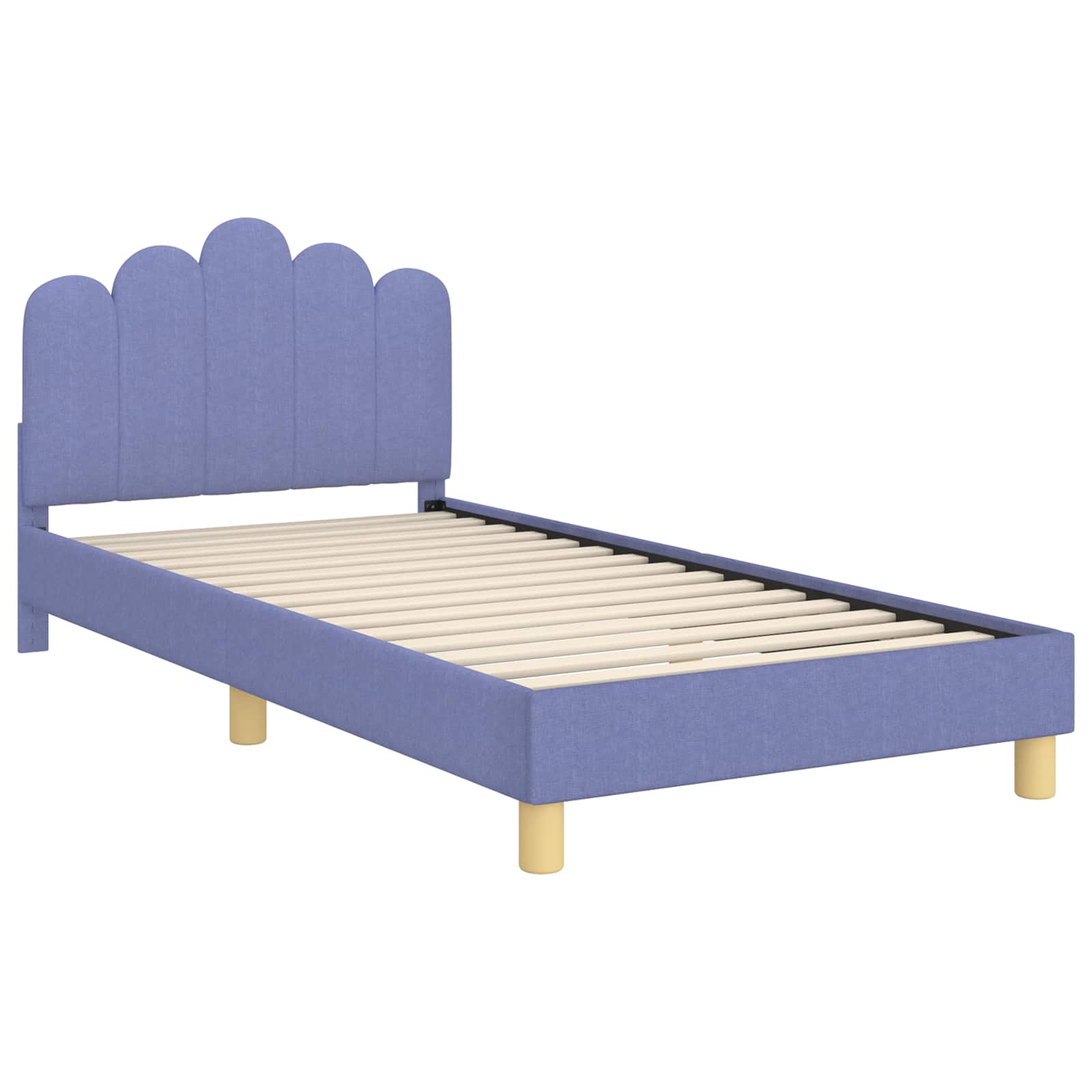 Struttura letto bambini con testata Blu jeans 80 x 200 cm | homemem39