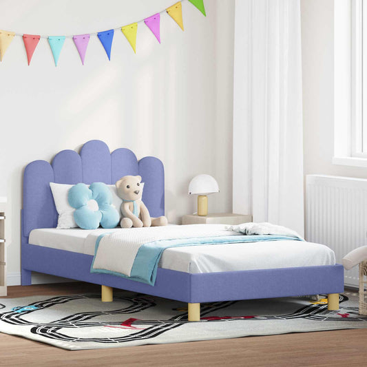 Struttura letto bambini con testata Blu jeans 90 x 190 cm | homemem39