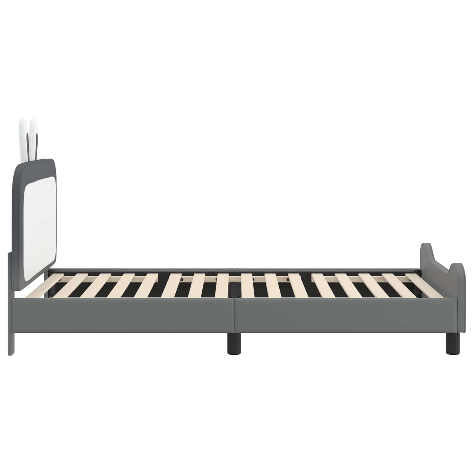 Struttura letto bambini con testata Grigio Chiaro 80 x 200 cm | homemem39