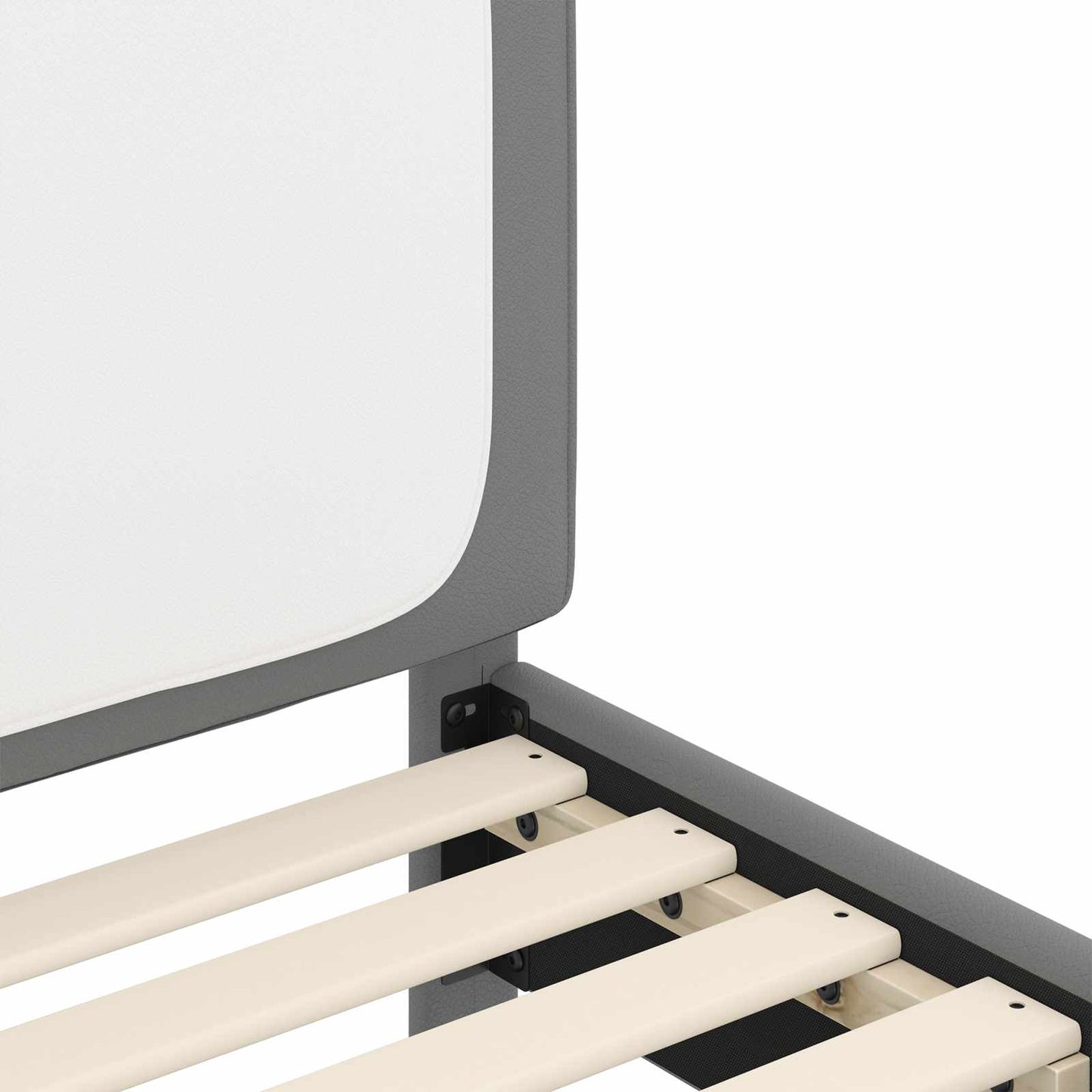 Struttura letto bambini con testata Grigio Chiaro 90 x 200 cm | homemem39