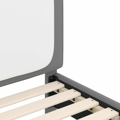 Struttura letto bambini con testata Grigio Chiaro 90 x 200 cm | homemem39