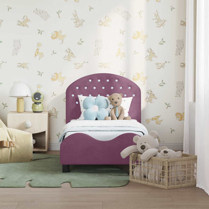 Struttura letto per bambini con testata Viola 70 x 140 cm | homemem39