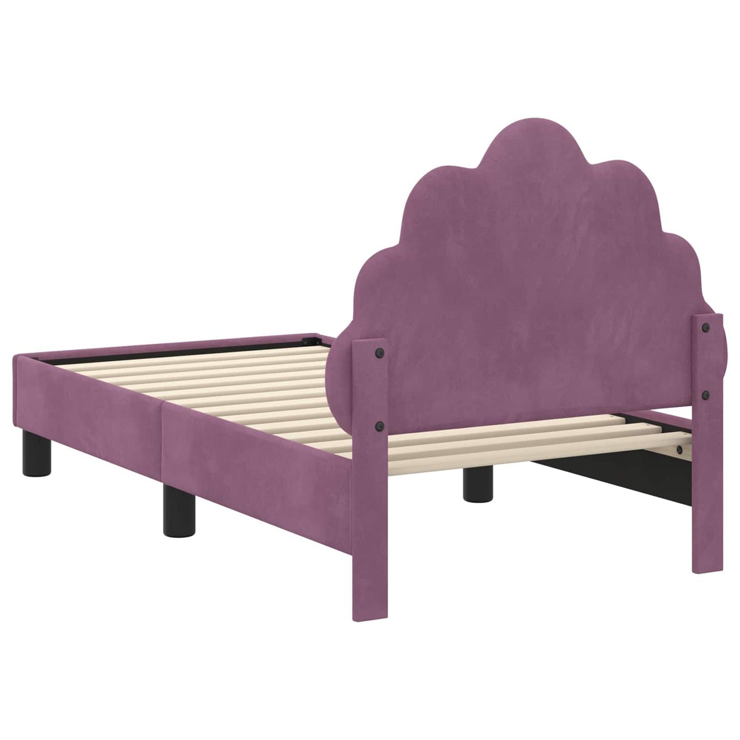 Struttura letto per bambini con testata Viola 70 x 140 cm