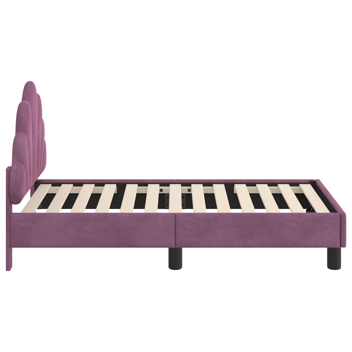 Struttura letto per bambini con testata Viola 70 x 140 cm
