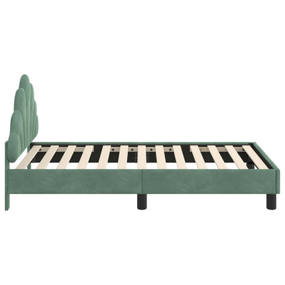 Struttura letto bambini con testata Verde Mare 80 x 160 cm