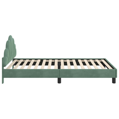Struttura letto bambini con testata Verde Mare 90 x 200 cm