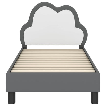 Struttura letto per bambini con testata Grigio chiaro