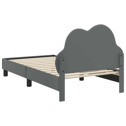 Struttura letto bambini con testata Grigio chiaro 80 x 160 cm