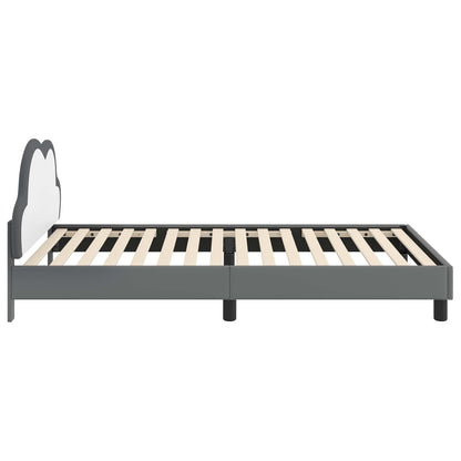 Struttura letto bambini con testata Grigio chiaro 90 x 190 cm