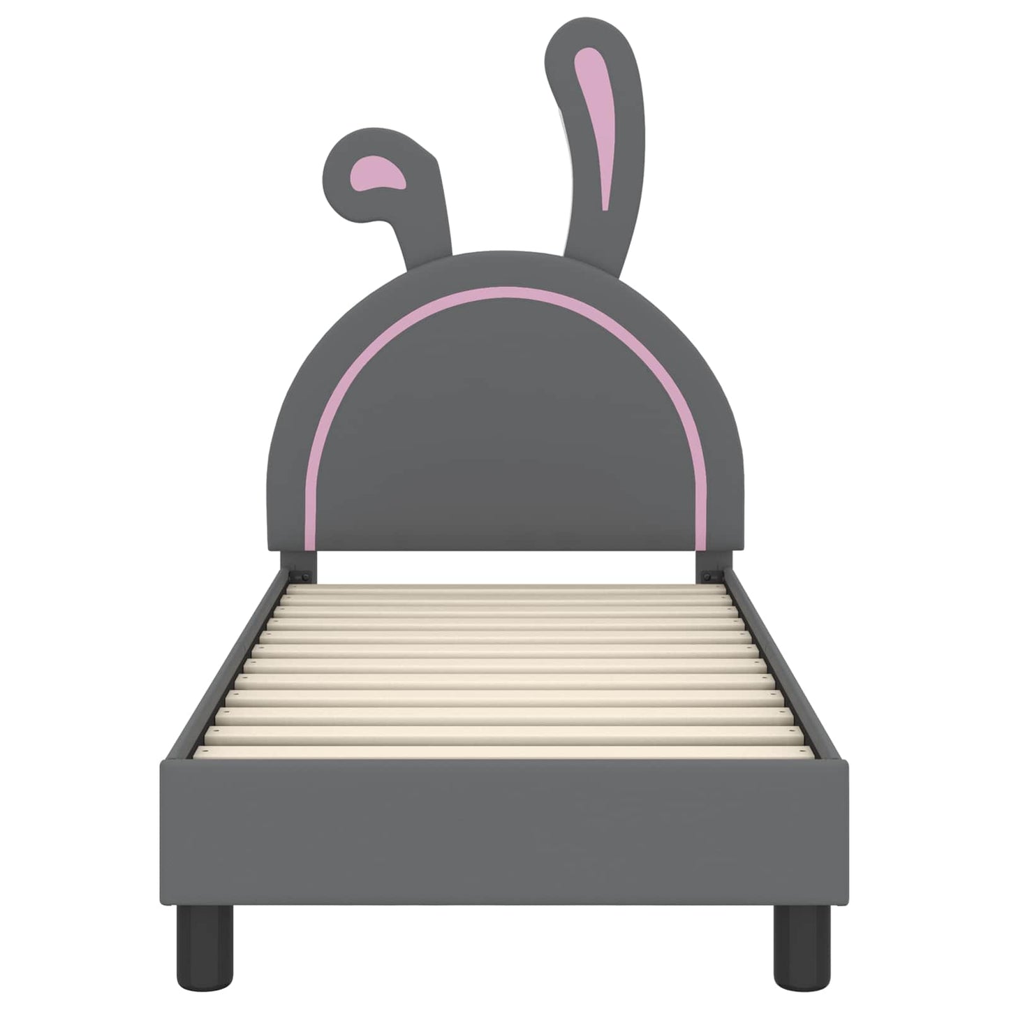 Struttura letto per bambini con testata Grigio chiaro