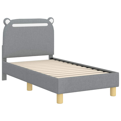 Struttura letto per bambini con testata Grigio chiaro