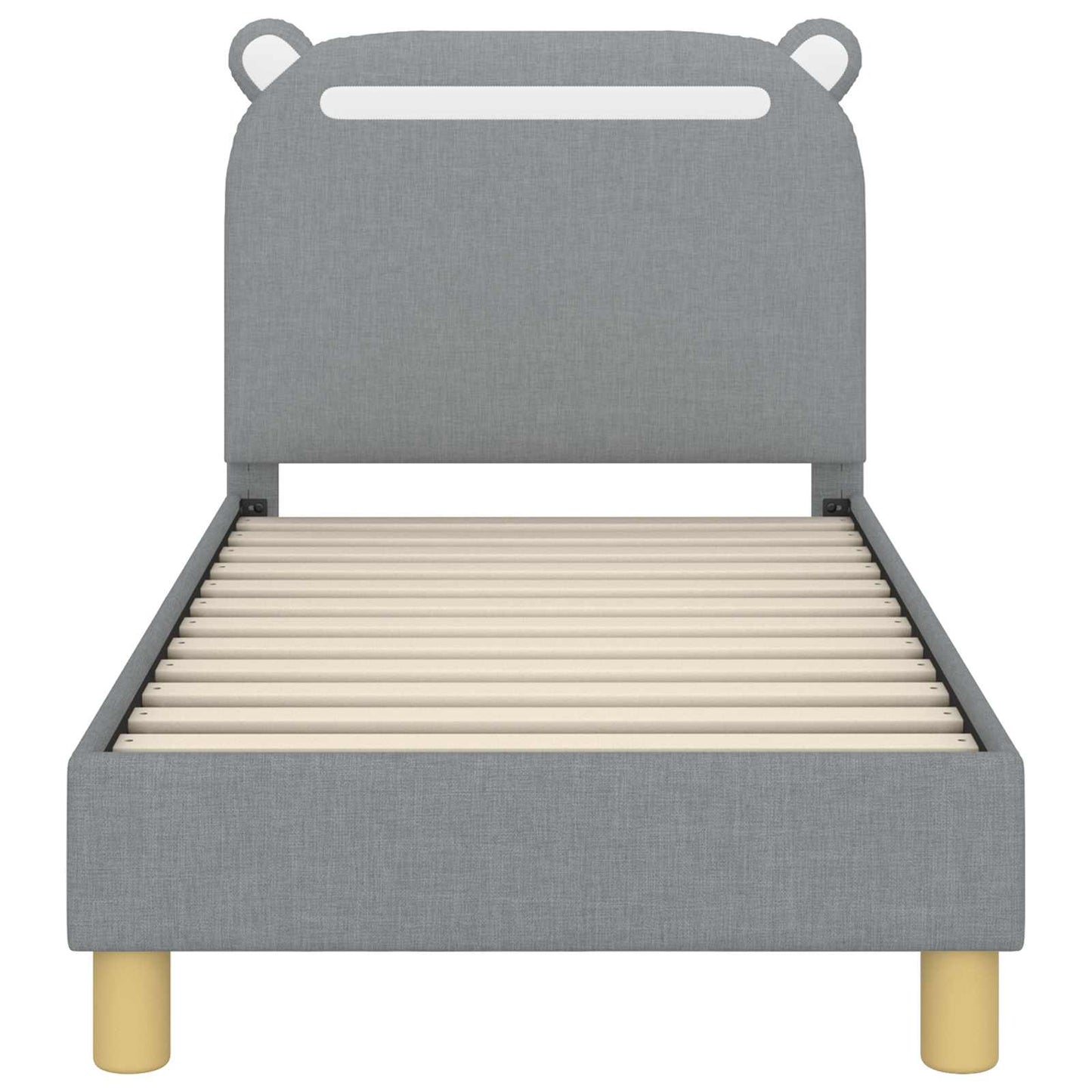 Struttura letto per bambini con testata Grigio chiaro