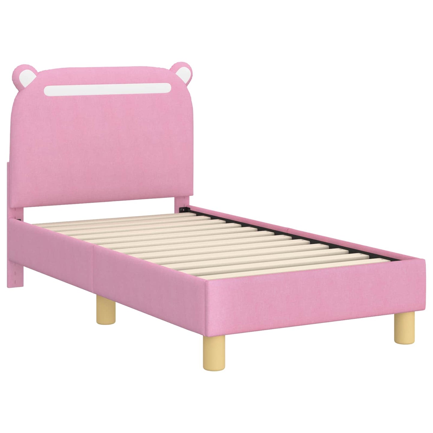 Struttura letto per bambini con testata Rosa 70 x 140 cm
