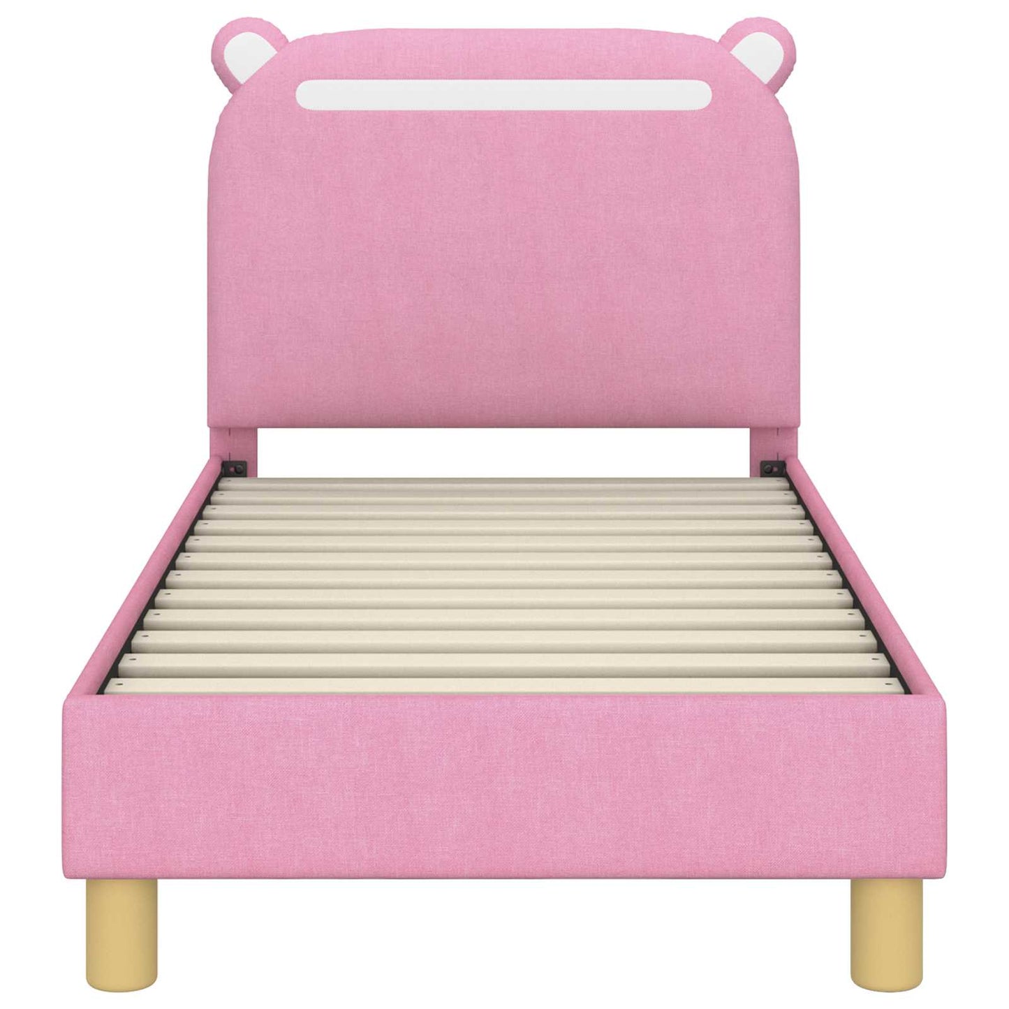 Struttura letto per bambini con testata Rosa 70 x 140 cm