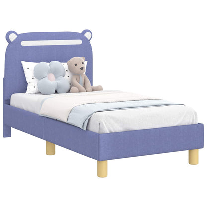 Struttura letto per bambini con testata Blu jeans 70 x 140 cm