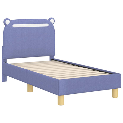 Struttura letto per bambini con testata Blu jeans 70 x 140 cm