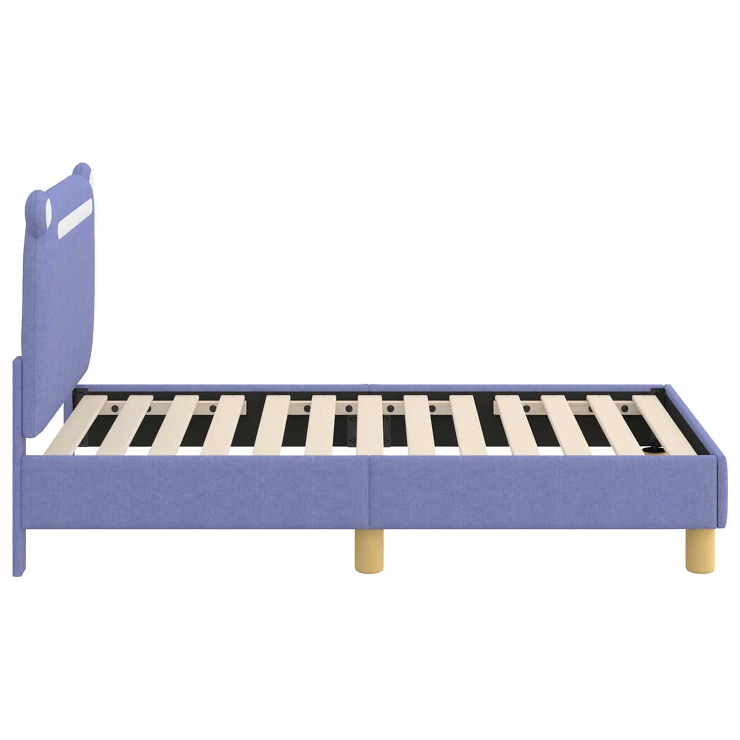 Struttura letto per bambini con testata Blu jeans 70 x 140 cm