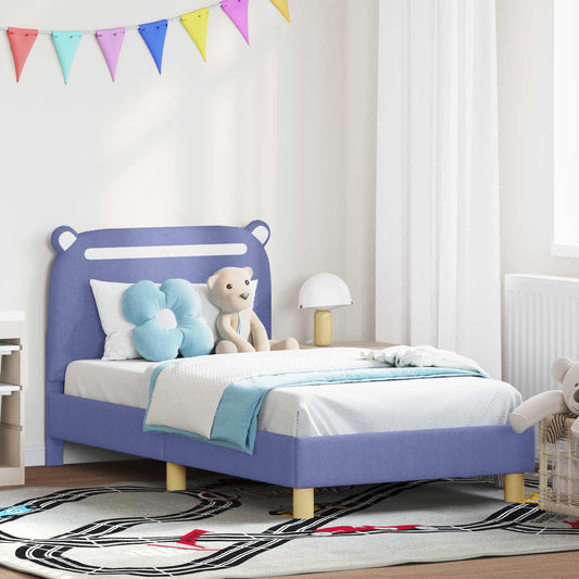 Struttura letto bambini con testata Blu jeans 80 x 160 cm