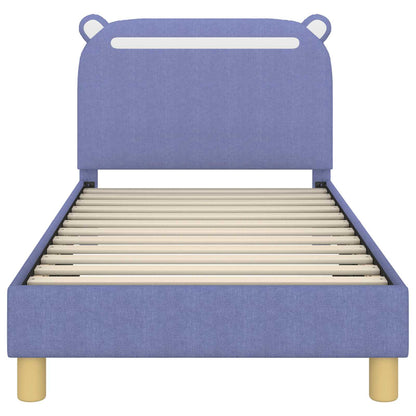 Struttura letto bambini con testata Blu jeans 80 x 160 cm