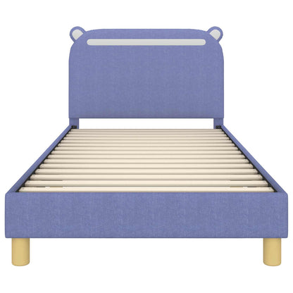 Struttura letto bambini con testata Blu jeans 90 x 190 cm