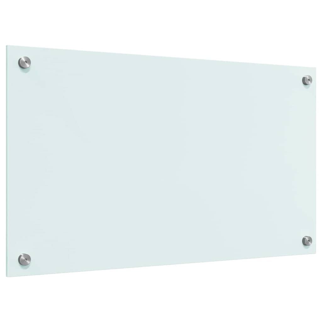 Rivestimento da Cucina Bianco 70 x 40 x 0.8 cm vetro temperato