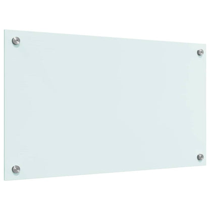Rivestimento da Cucina Bianco 70 x 40 x 0.8 cm vetro temperato