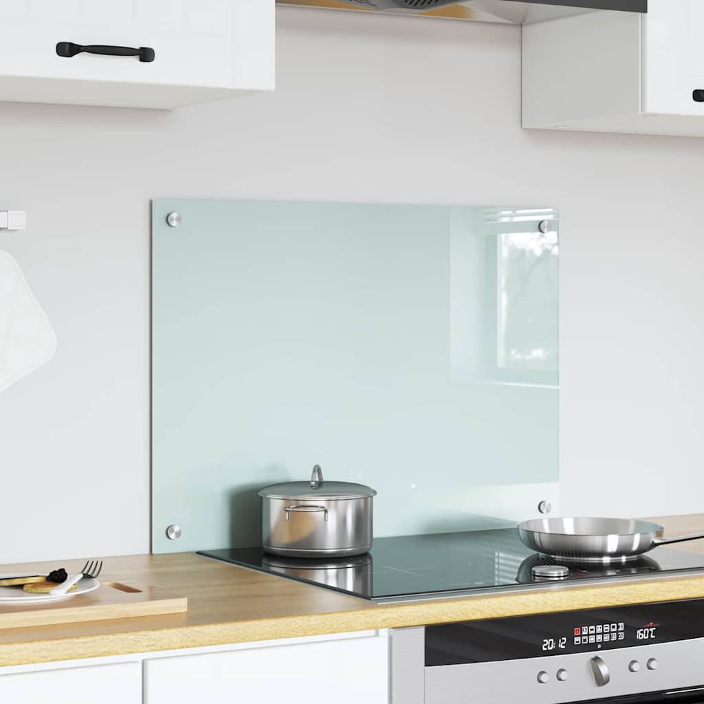 Rivestimento da Cucina Bianco 70 x 50 x 0.8 cm vetro temperato