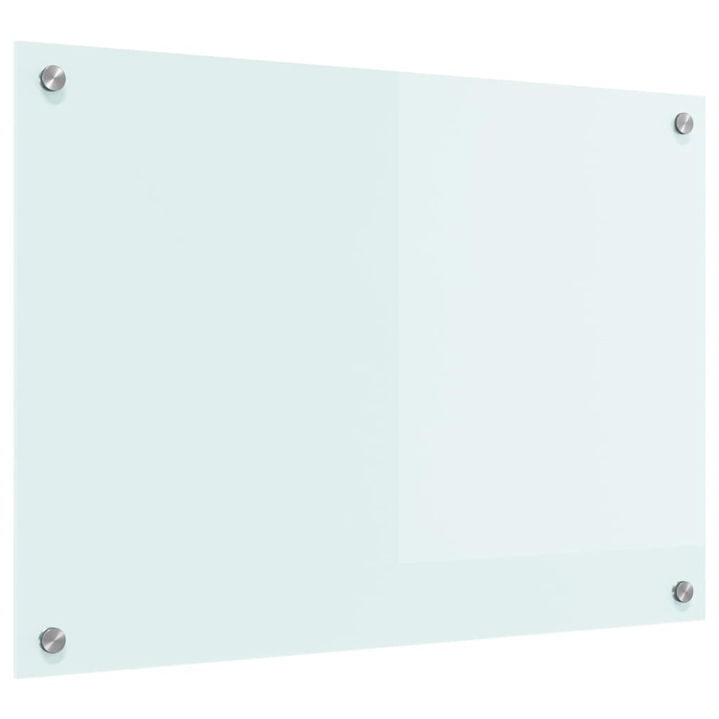 Rivestimento da Cucina Bianco 70 x 50 x 0.8 cm vetro temperato