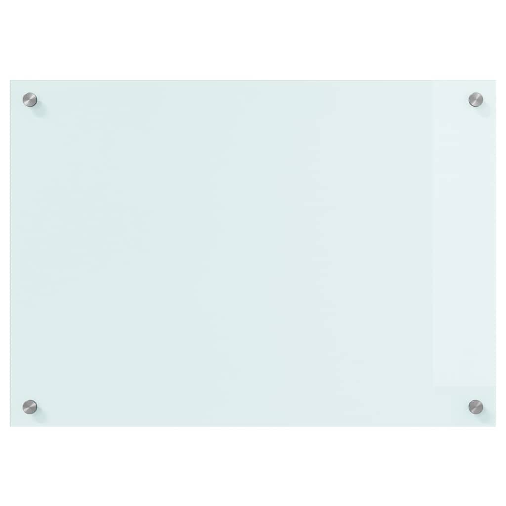 Rivestimento da Cucina Bianco 70 x 50 x 0.8 cm vetro temperato