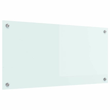Rivestimento da Cucina Bianco 80 x 40 x 0.8 cm vetro temperato
