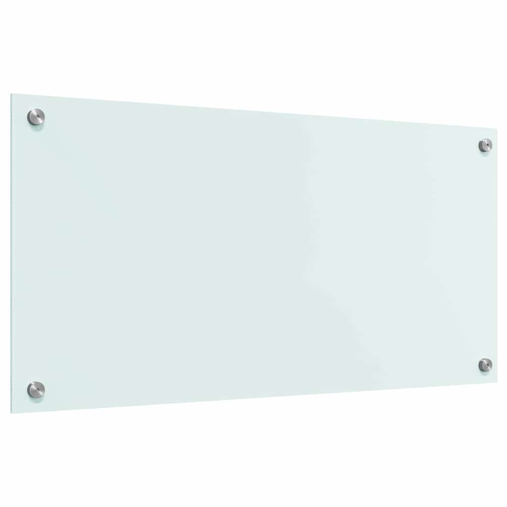 Rivestimento da Cucina Bianco 80 x 40 x 0.8 cm vetro temperato