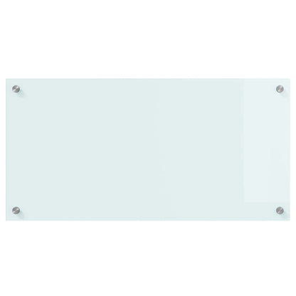 Rivestimento da Cucina Bianco 80 x 40 x 0.8 cm vetro temperato