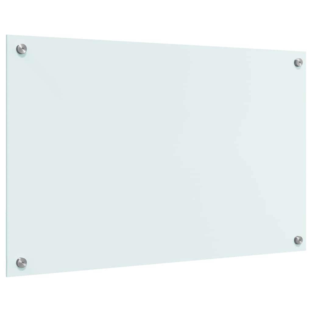 Rivestimento da Cucina Bianco 80 x 50 x 0.8 cm vetro temperato