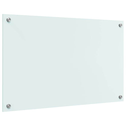 Rivestimento da Cucina Bianco 80 x 50 x 0.8 cm vetro temperato