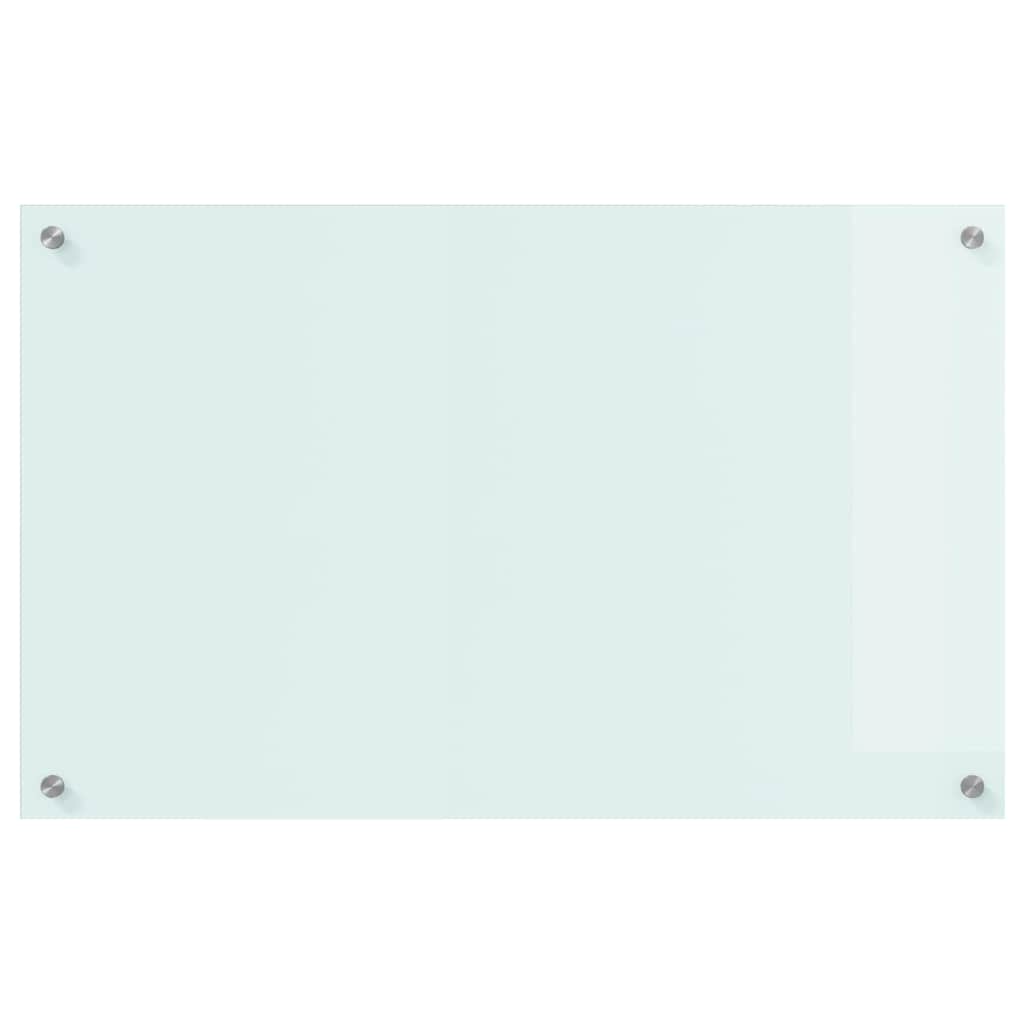 Rivestimento da Cucina Bianco 80 x 50 x 0.8 cm vetro temperato
