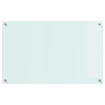 Rivestimento da Cucina Bianco 80 x 50 x 0.8 cm vetro temperato
