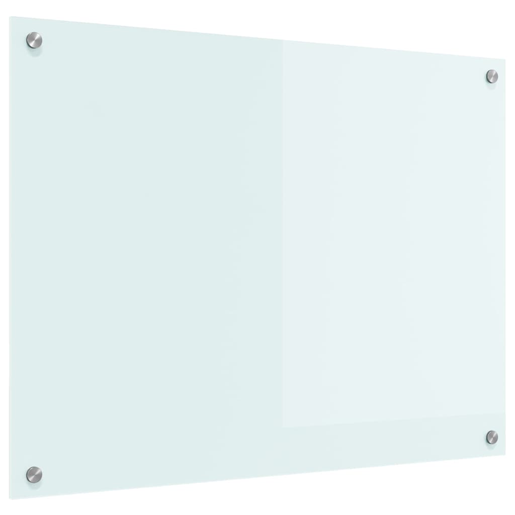 Rivestimento da Cucina Bianco 80 x 60 x 0.8 cm vetro temperato