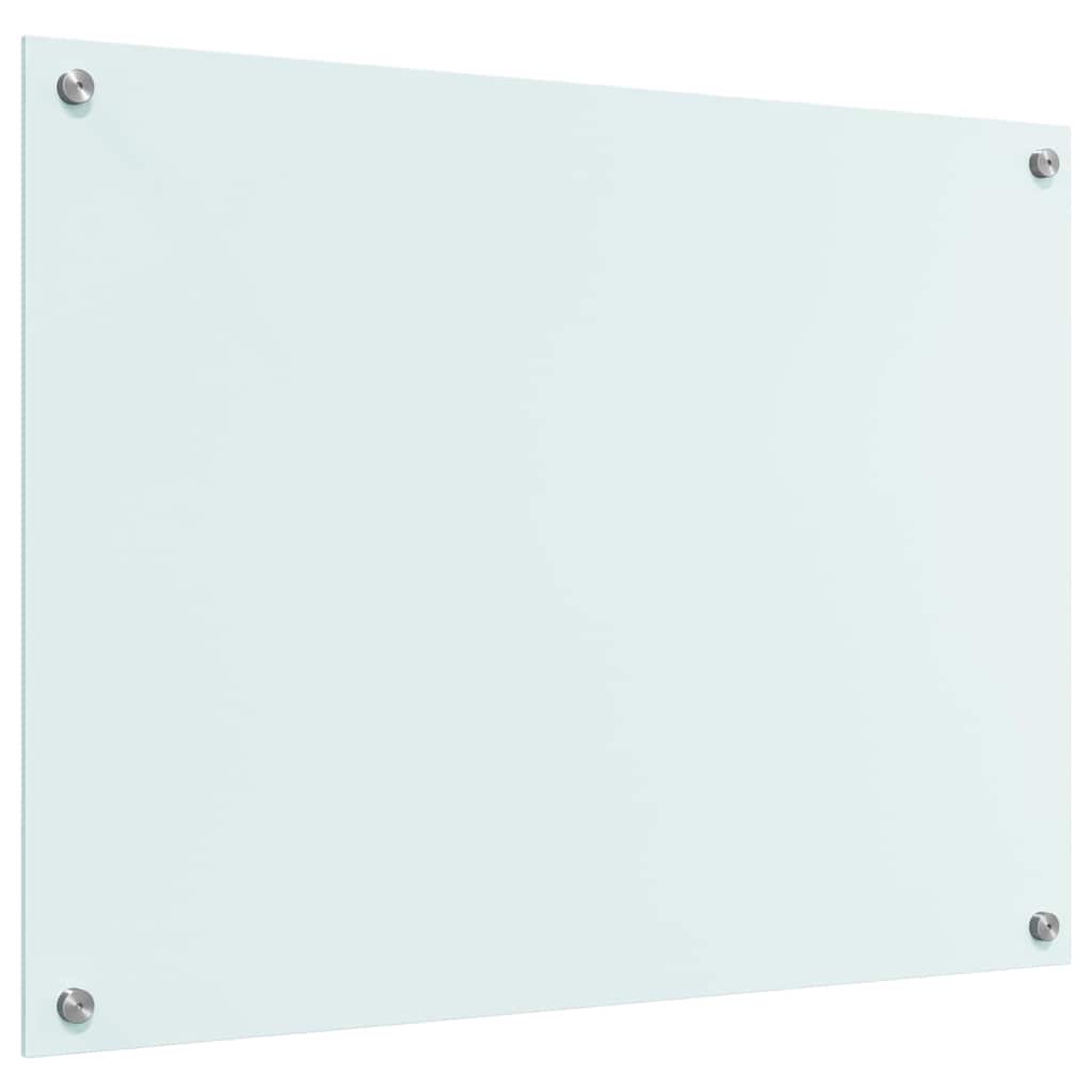 Rivestimento da Cucina Bianco 80 x 60 x 0.8 cm vetro temperato