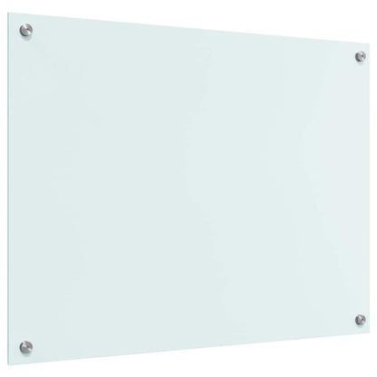 Rivestimento da Cucina Bianco 80 x 60 x 0.8 cm vetro temperato