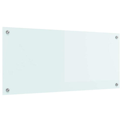 Rivestimento da Cucina Bianco 90 x 40 x 0,8 cm vetro temperato