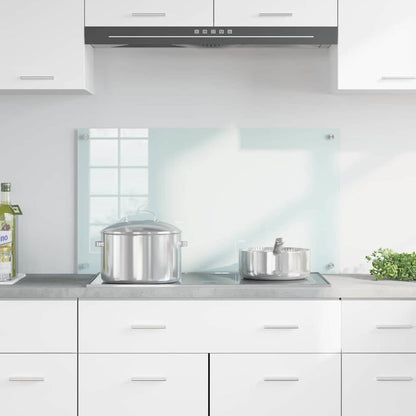 Rivestimento da Cucina Bianco 90 x 50 x 0.8 cm vetro temperato
