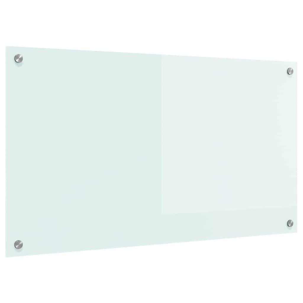 Rivestimento da Cucina Bianco 90 x 50 x 0.8 cm vetro temperato