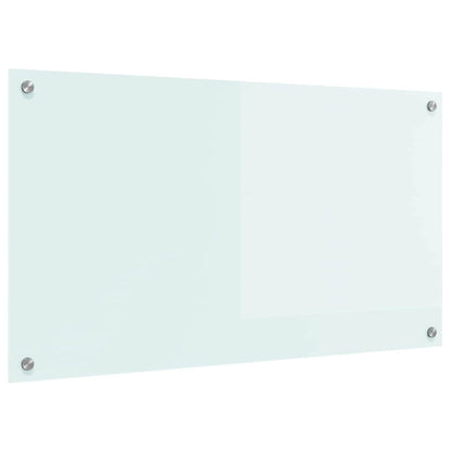 Rivestimento da Cucina Bianco 90 x 50 x 0.8 cm vetro temperato