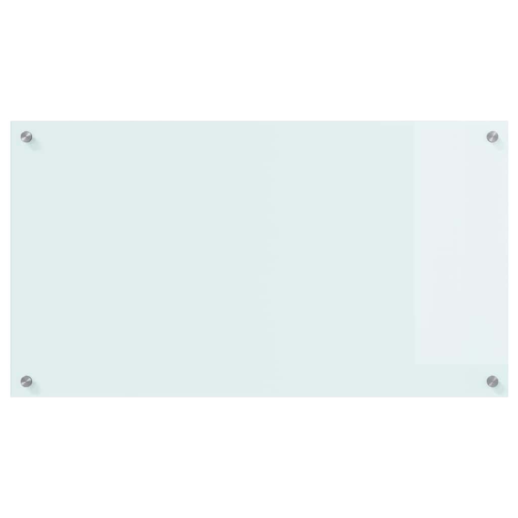 Rivestimento da Cucina Bianco 90 x 50 x 0.8 cm vetro temperato