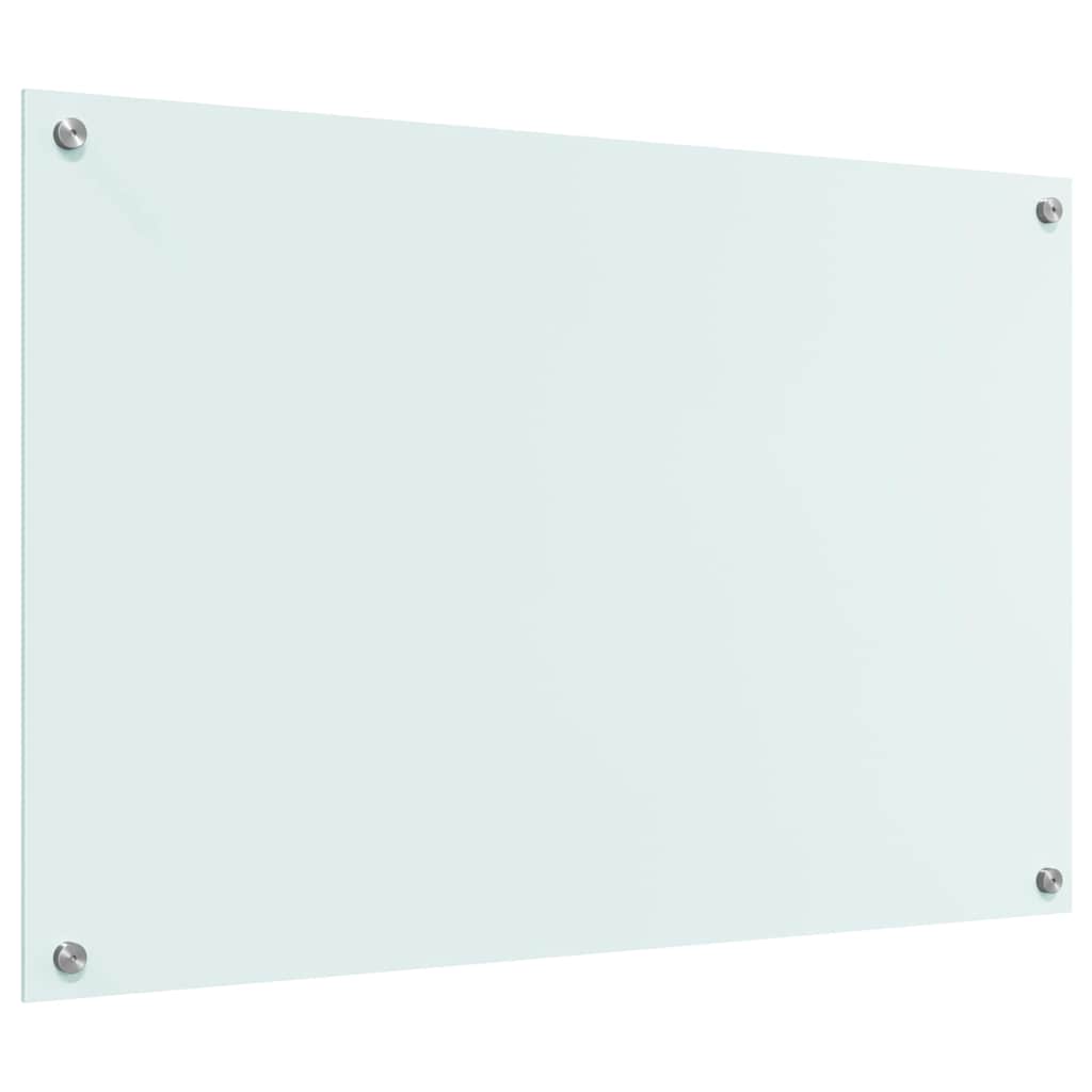 Rivestimento da Cucina Bianco 90 x 60 x 0.8 cm vetro temperato