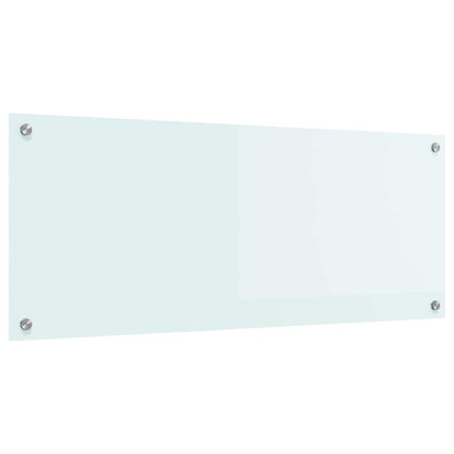 Rivestimento da Cucina Bianco 100 x 40 x 0.8 cm vetro temperato