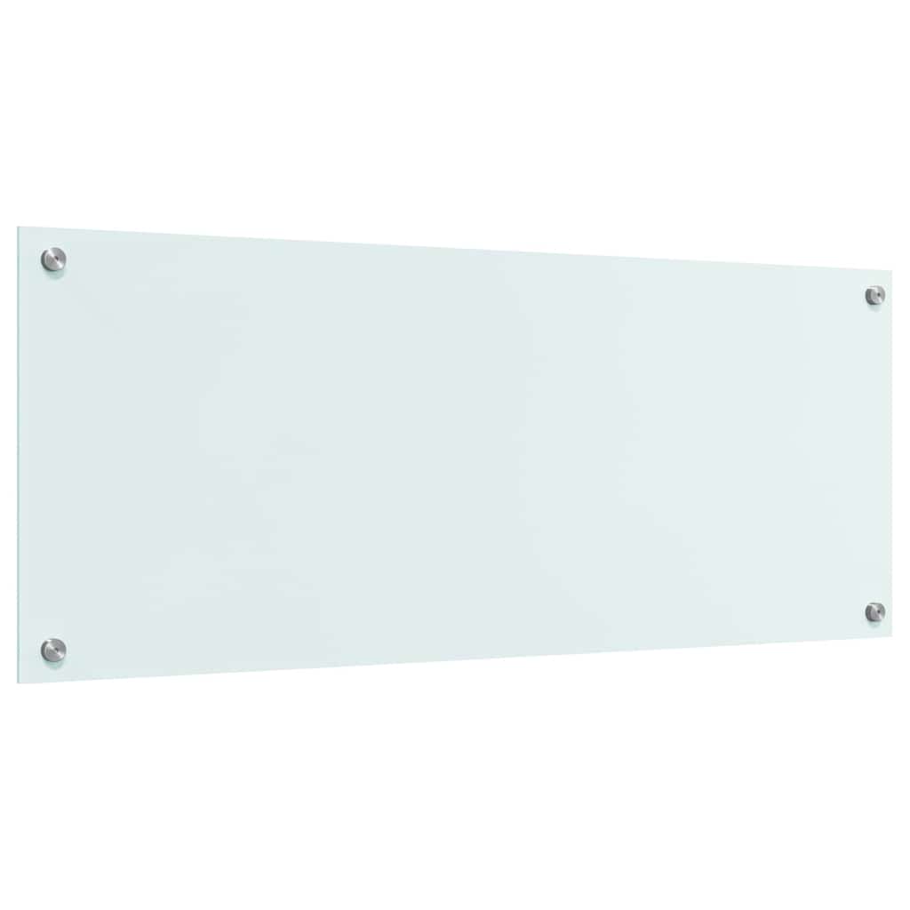 Rivestimento da Cucina Bianco 100 x 40 x 0.8 cm vetro temperato