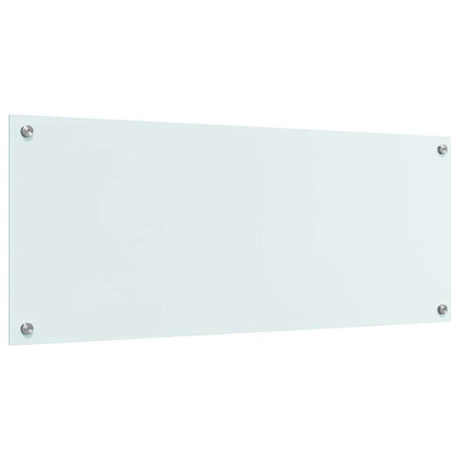 Rivestimento da Cucina Bianco 100 x 40 x 0.8 cm vetro temperato